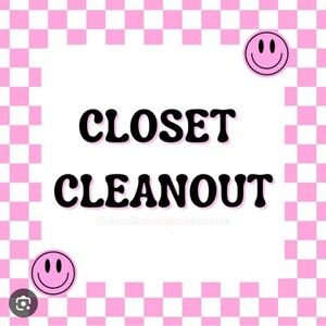 Closet clean out!